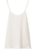 Fabiana Filippi satin cami top - White