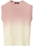 Fabiana Filippi gradient effect vest - Pink