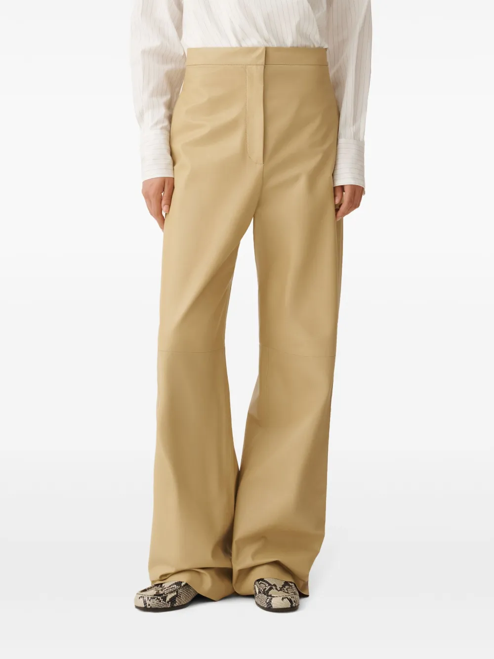 Fabiana Filippi Straight broek Beige