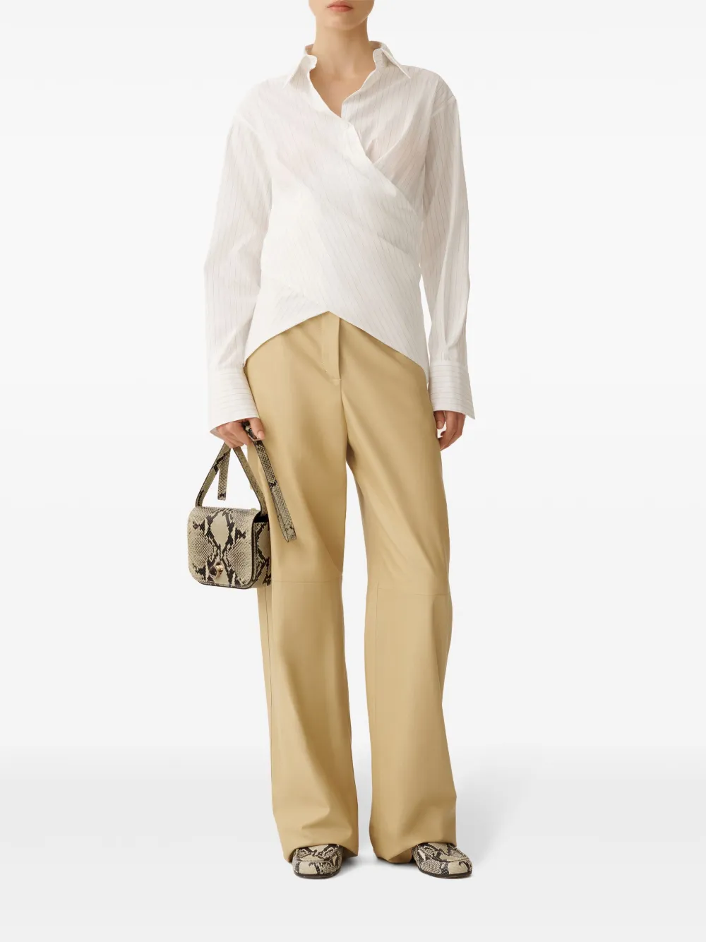 Fabiana Filippi Straight broek - Beige