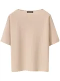 Fabiana Filippi lurex-detail T-shirt - Pink