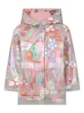 Stella McCartney Kids floral-print raincoat - Pink