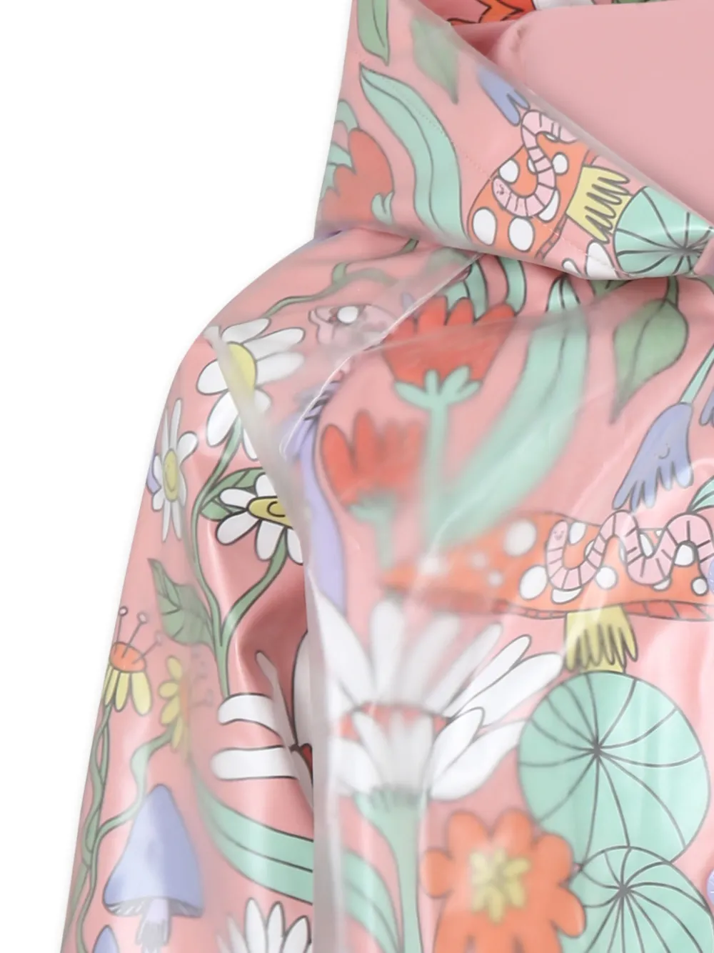Stella McCartney Kids Regenjas met bloemenprint Roze
