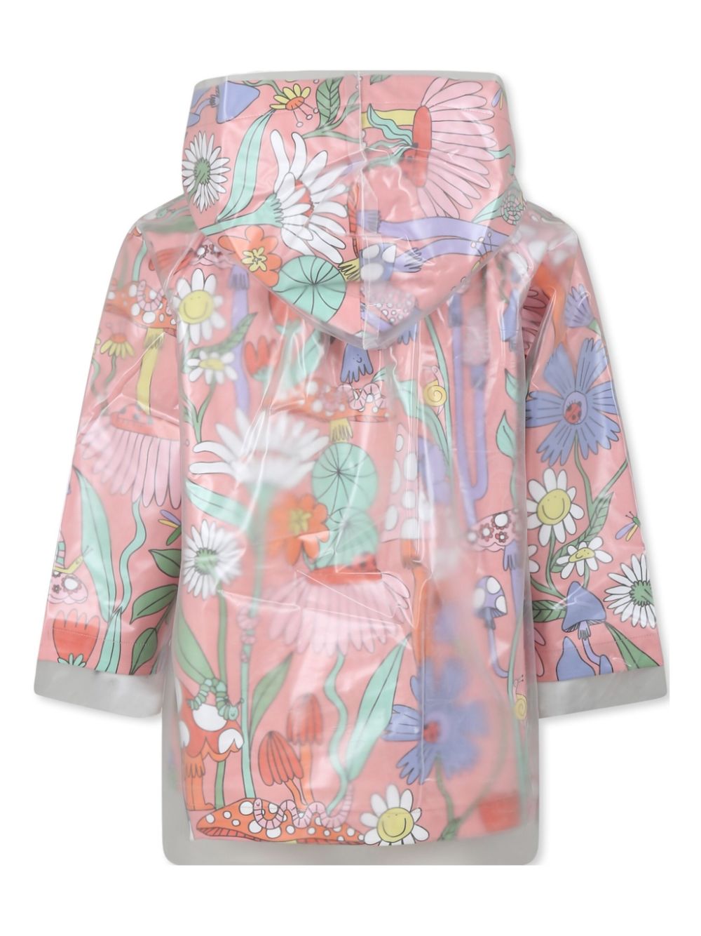 Stella McCartney Kids floral-print raincoat - Pink