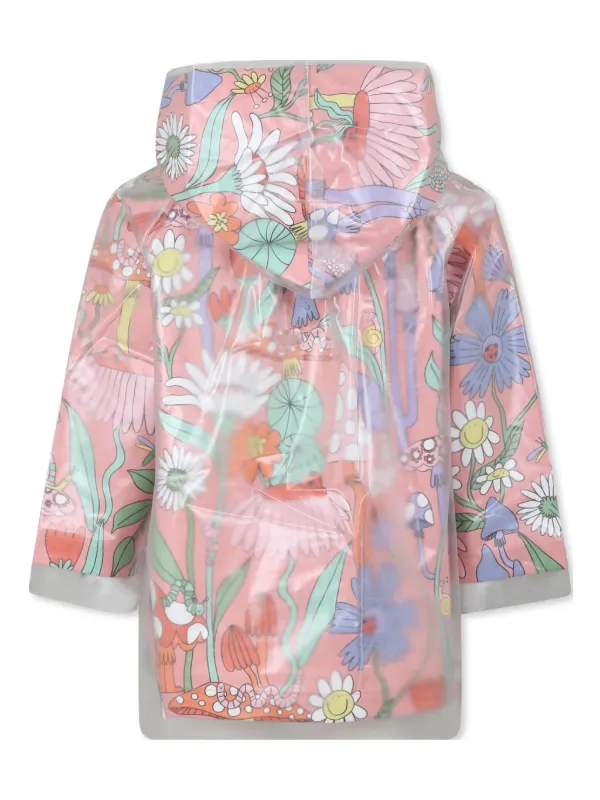 Stella McCartney Kids floral-print Raincoat Pink FARFETCH GE