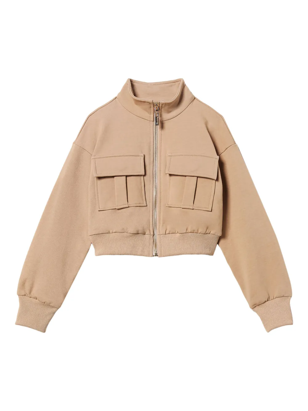 TWINSET Kids Jaqueta de tricô com zíper | Neutro | Image 1