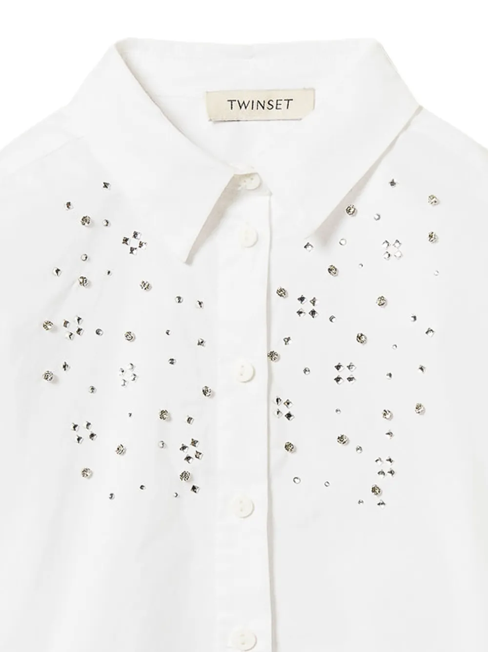 TWINSET Kids Camisa com aplicação de cristais | Camisas | Image 2