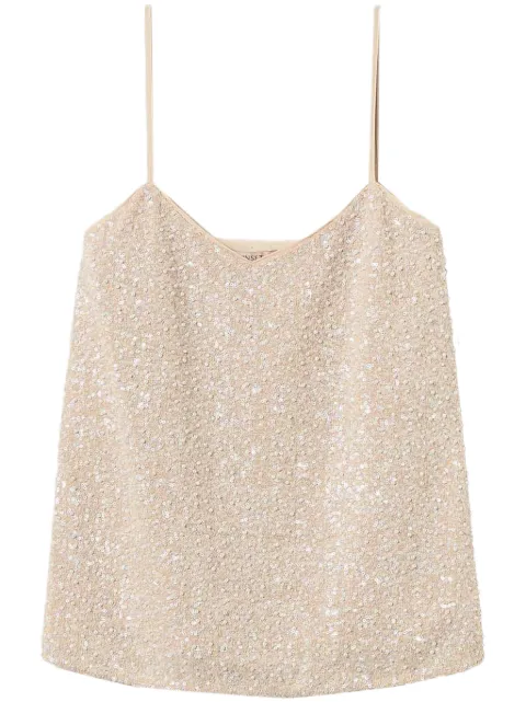 TWINSET Top con paillettes