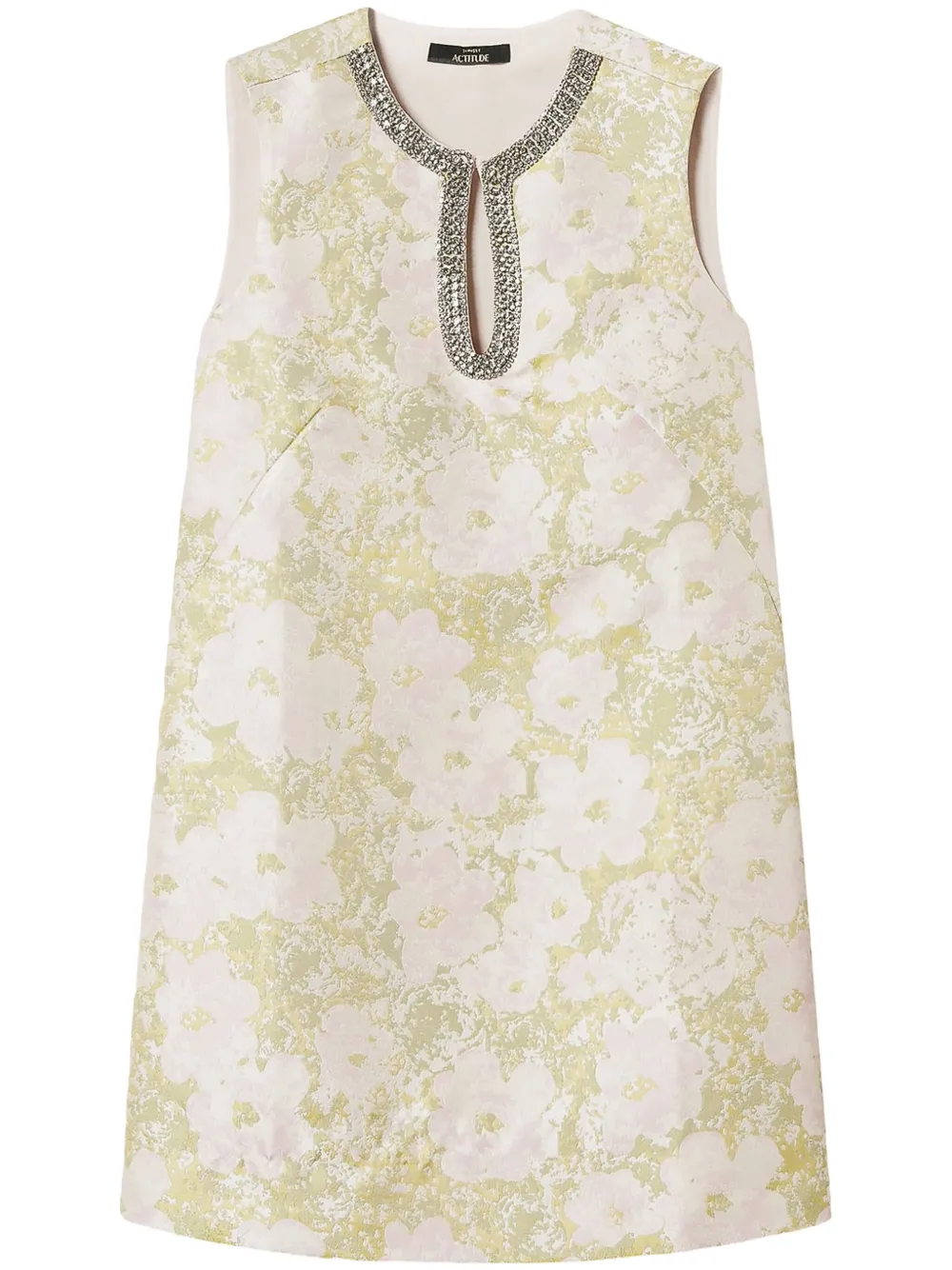 TWINSET Mini-jurk met jacquard Wit