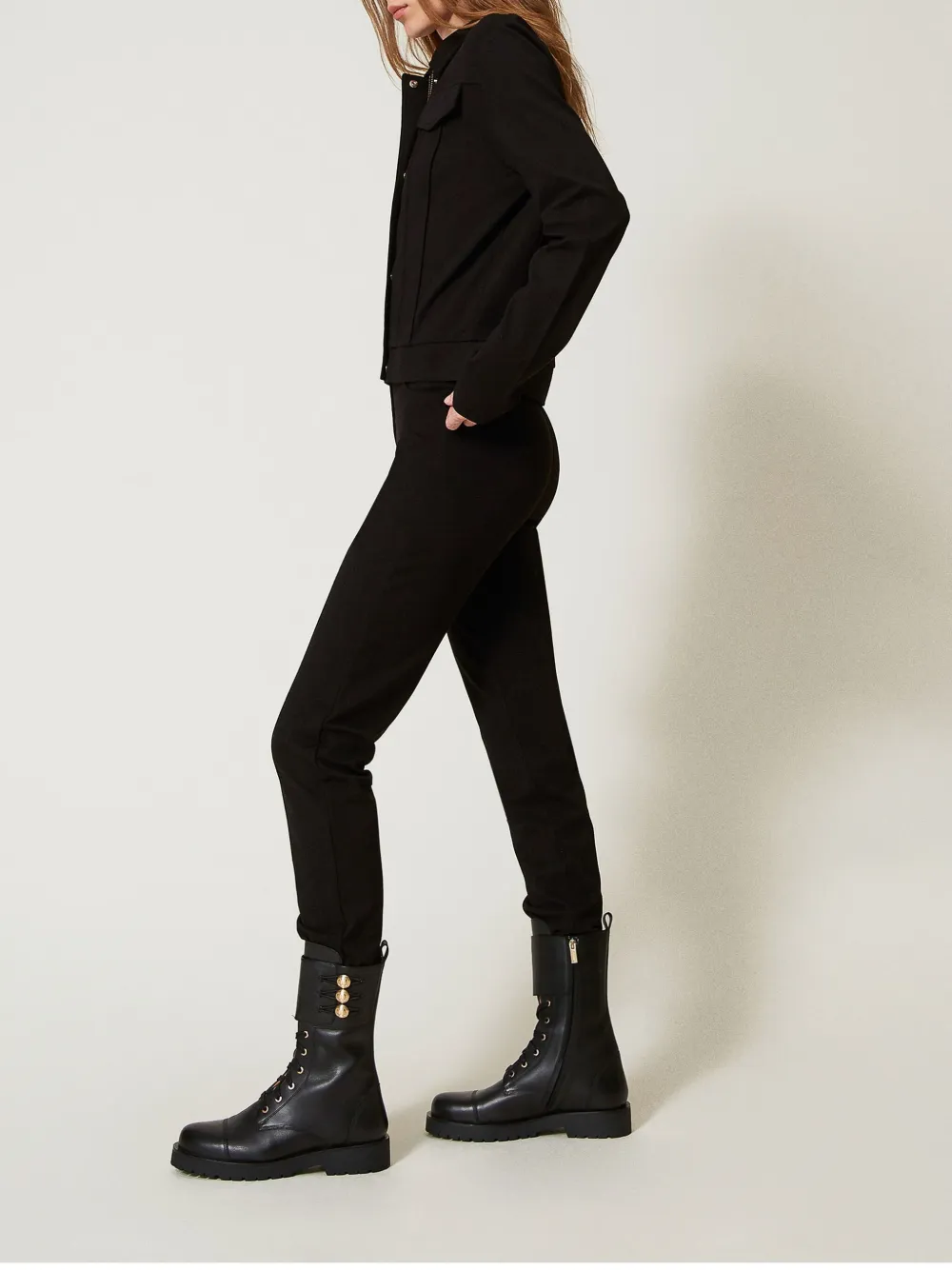 TWINSET KNITTED TROUSERS