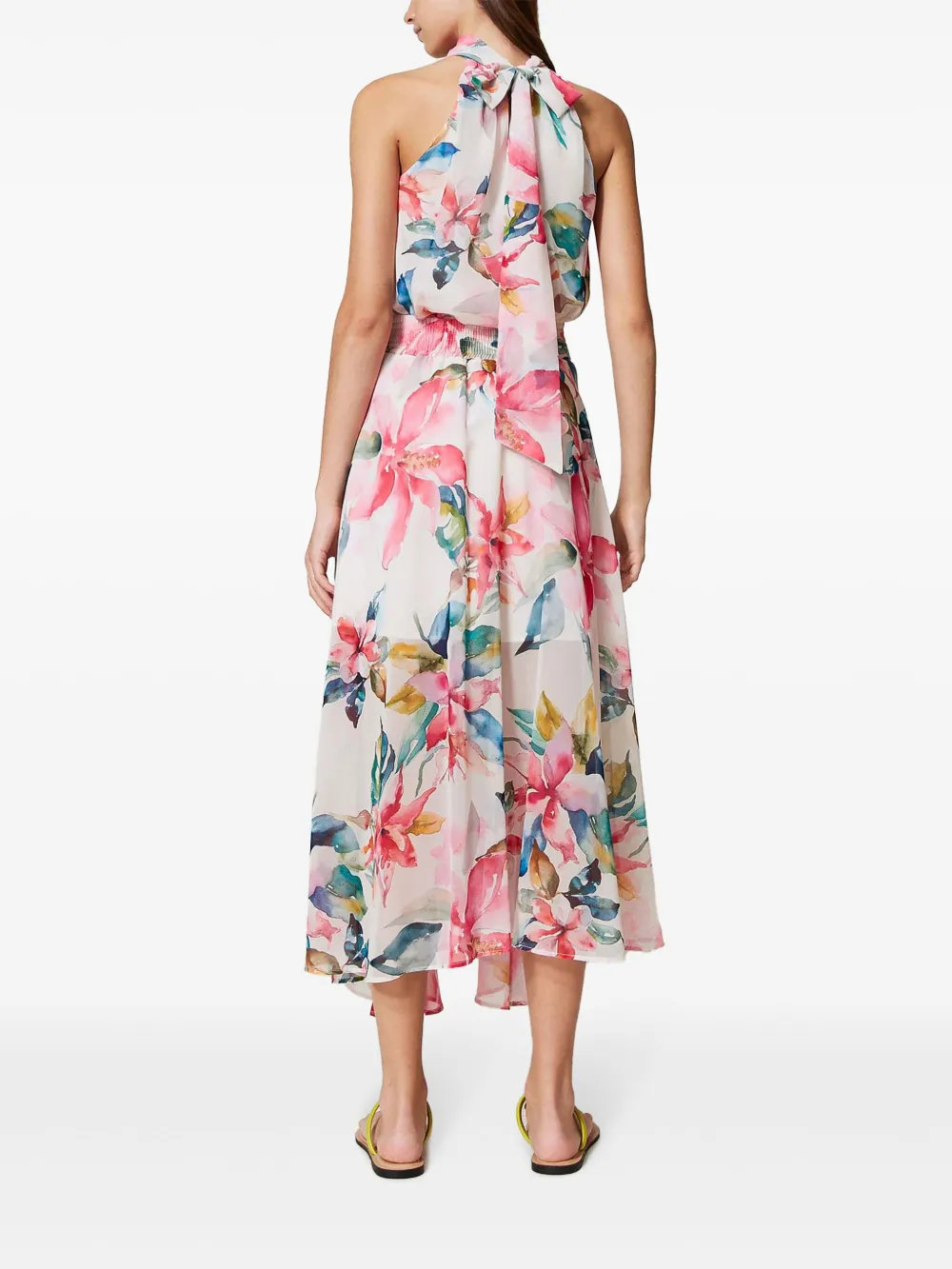 TWINSET Rok met bloemenprint Wit