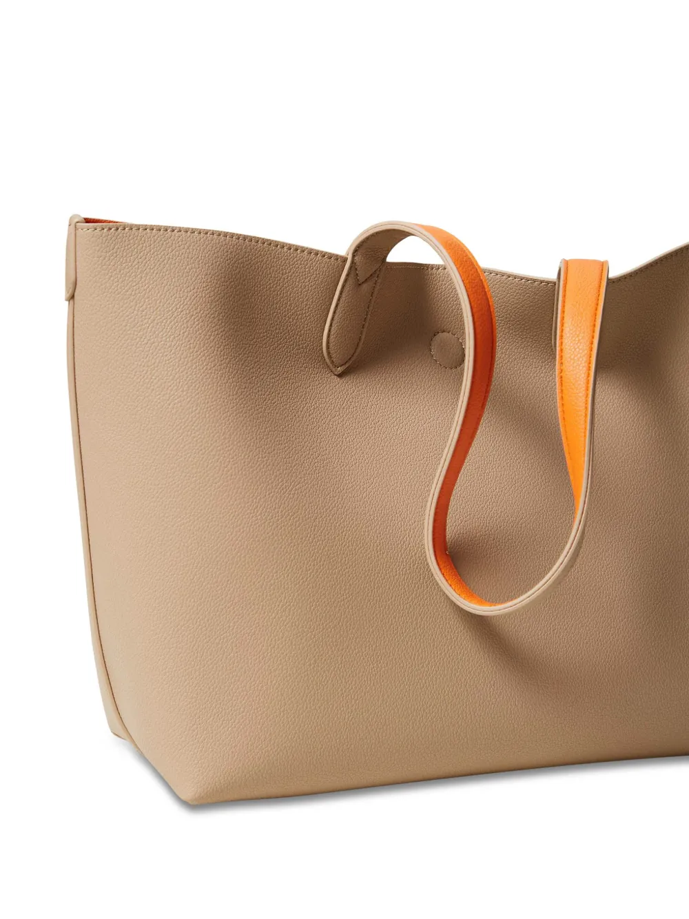 TWINSET Shopper met logo Beige