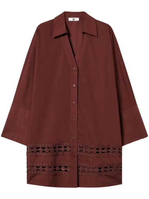 TWINSET chemise à design tressé