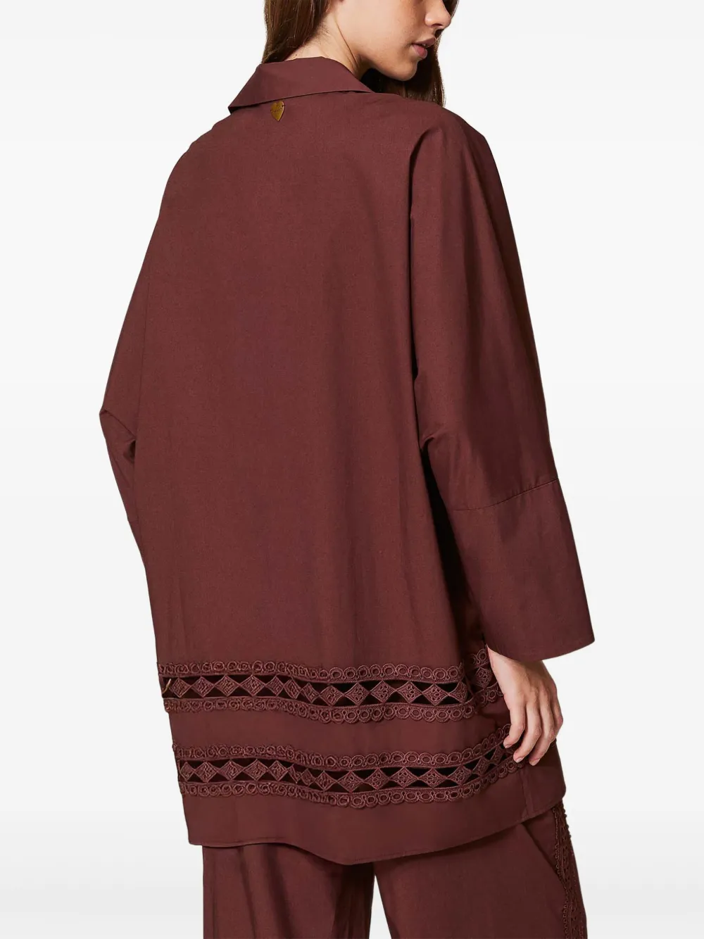 TWINSET Geweven blouse Bruin