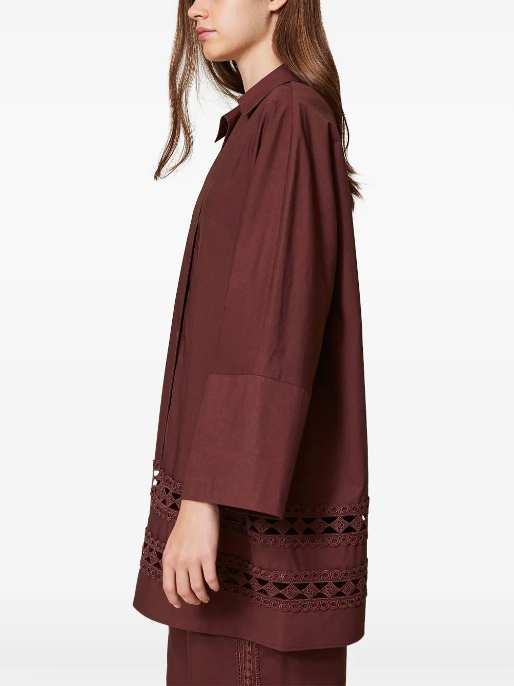 TWINSET Geweven blouse Bruin