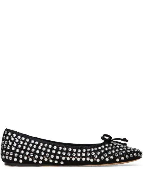 TWINSET flats con detalles de strass