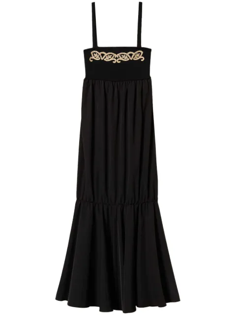 TWINSET vestido midi con diseño tejido