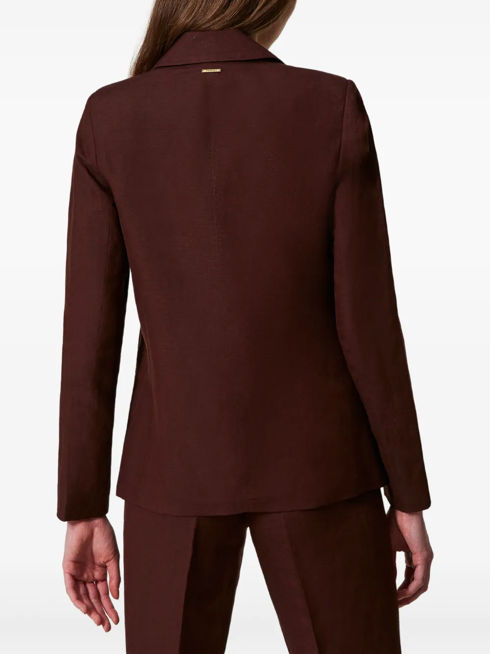 TWINSET Blazer met dubbele rij knopen Bruin