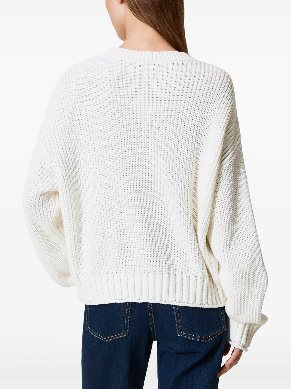 Oval T embroidered jumper