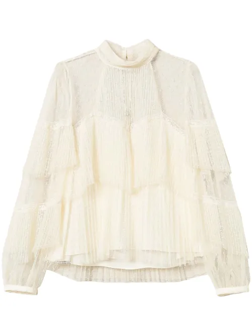 Blouse à design plissé - TWINSET - Modalova