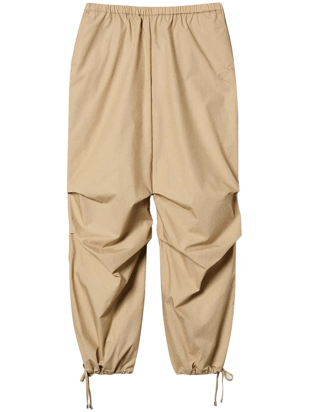 TWINSET Popeline trainingsbroek Beige