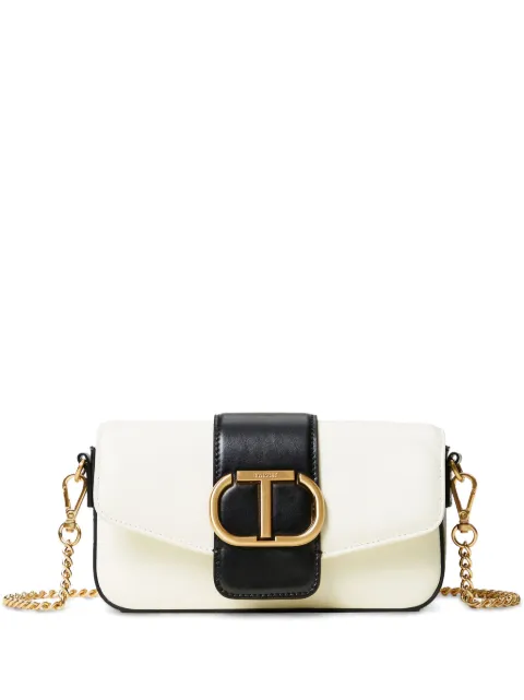 TWINSET Oval T leather shoulder bag