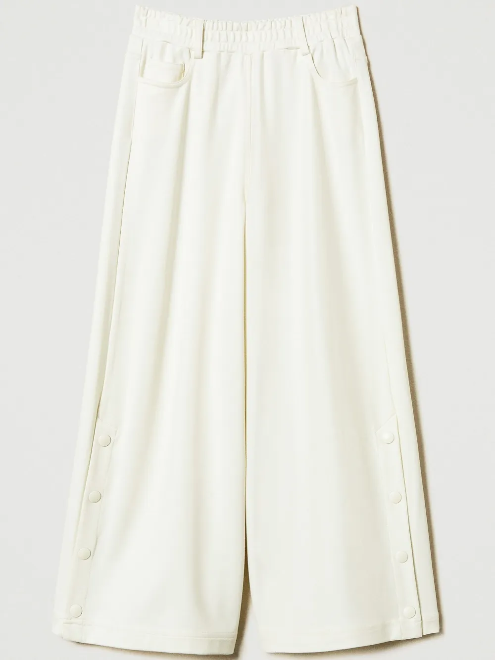 Shop Twinset Knitted Trousers In White