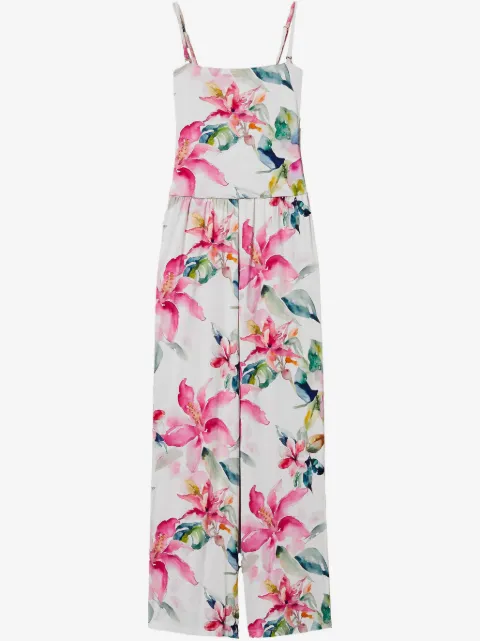 TWINSET floral-print jumpsuit 