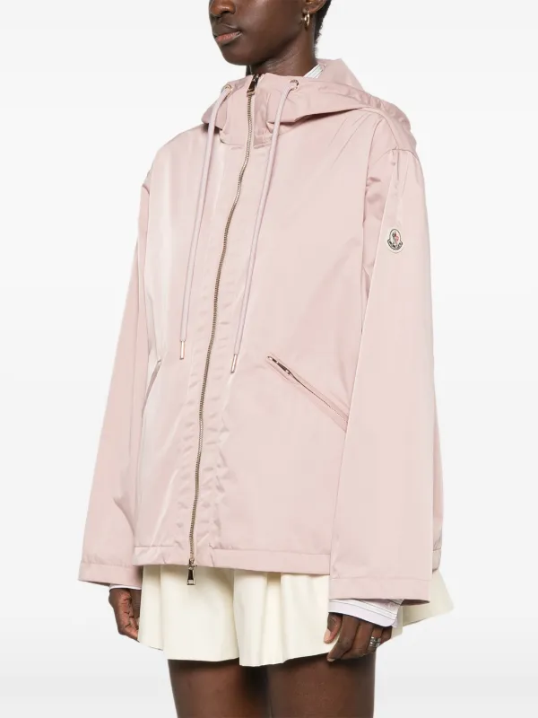 Moncler Cassiopea Hooded Jacket | Pink | FARFETCH