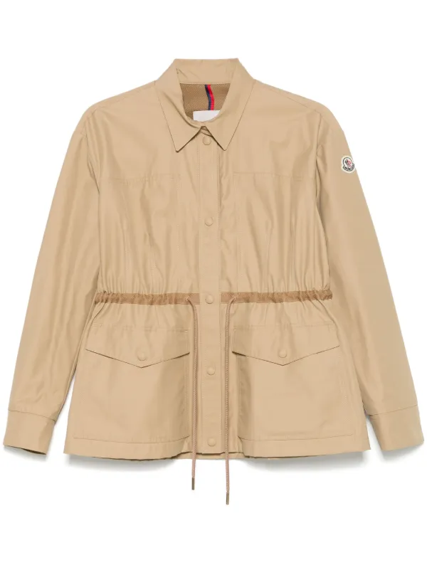 Moncler◆Saulon コットンブレンドフィールドジャケット Moncler Saulon Jacket | Neutrals | FARFETCH
