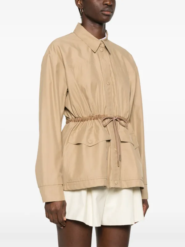 Moncler◆Saulon コットンブレンドフィールドジャケット Moncler Saulon Jacket | Neutrals | FARFETCH