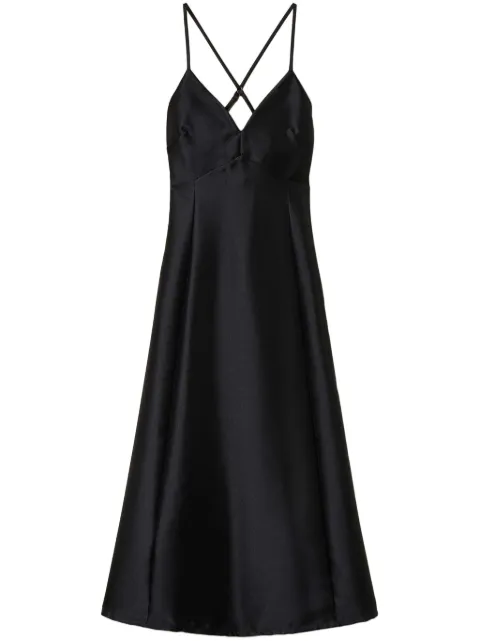 TWINSET twill midi dress
