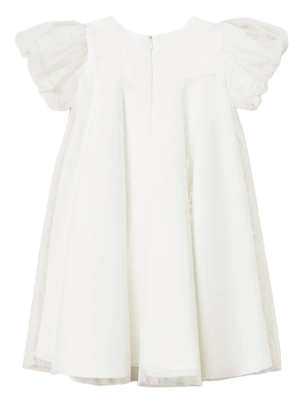 TWINSET Kids Jurk met strikdetail 00808_ICE