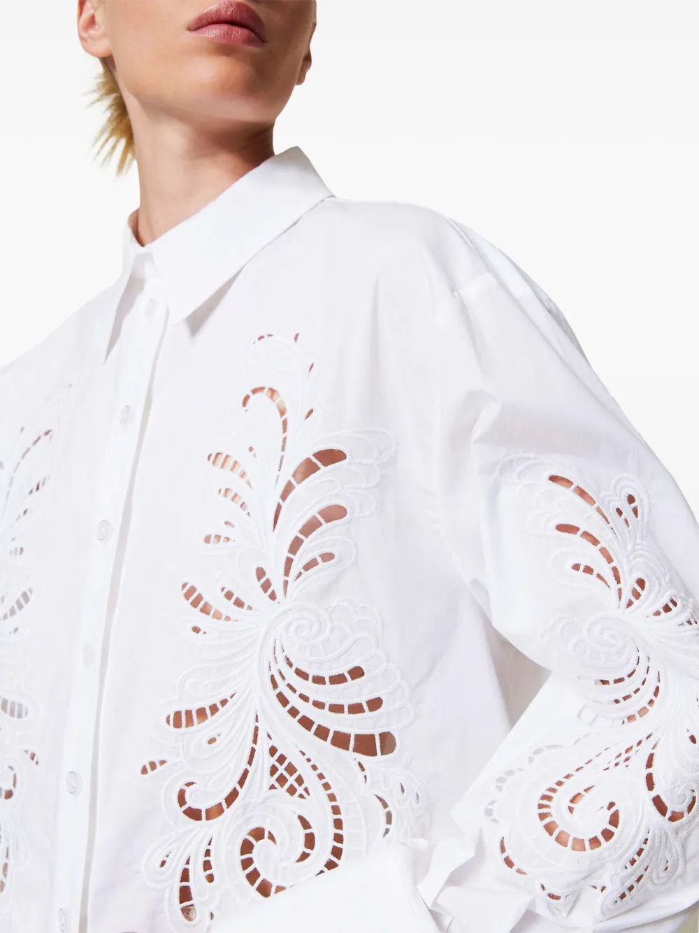 TWINSET Popeline blouse Wit