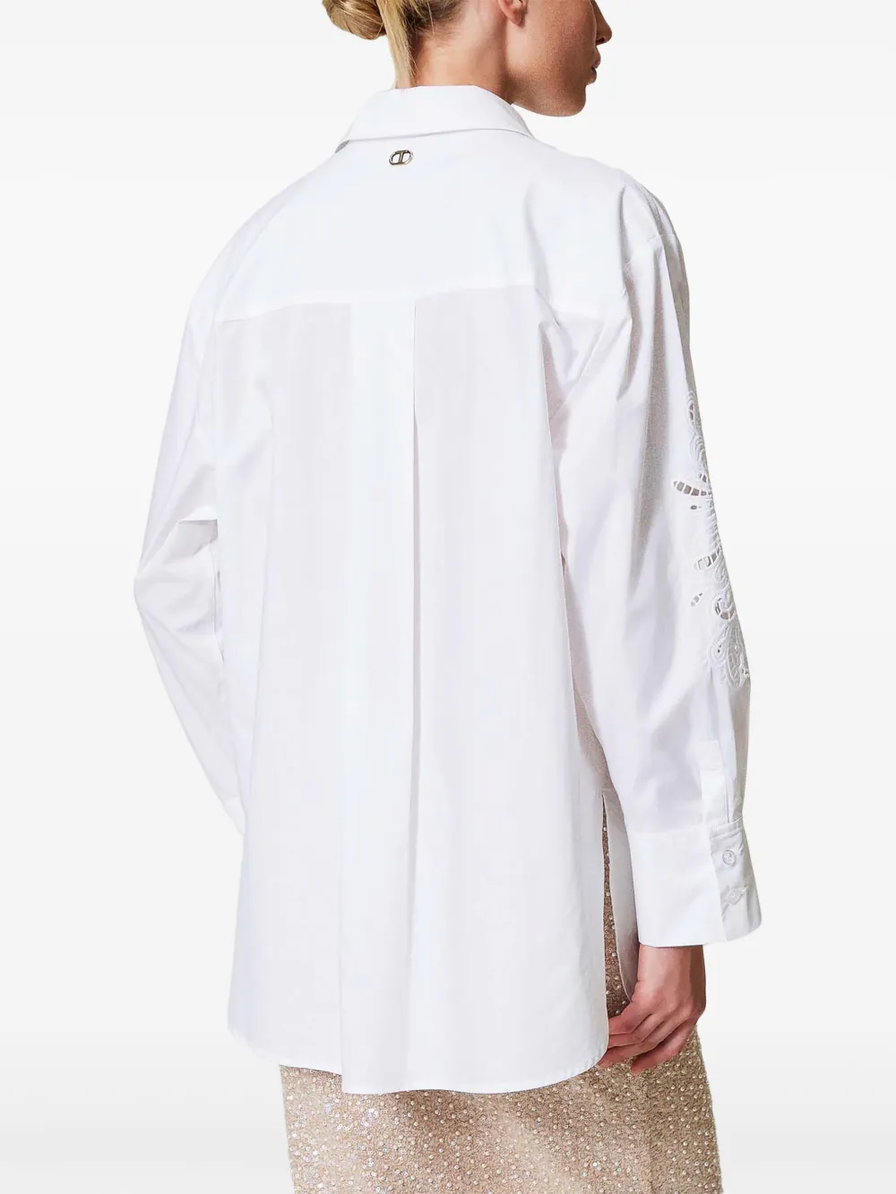 TWINSET Popeline blouse Wit