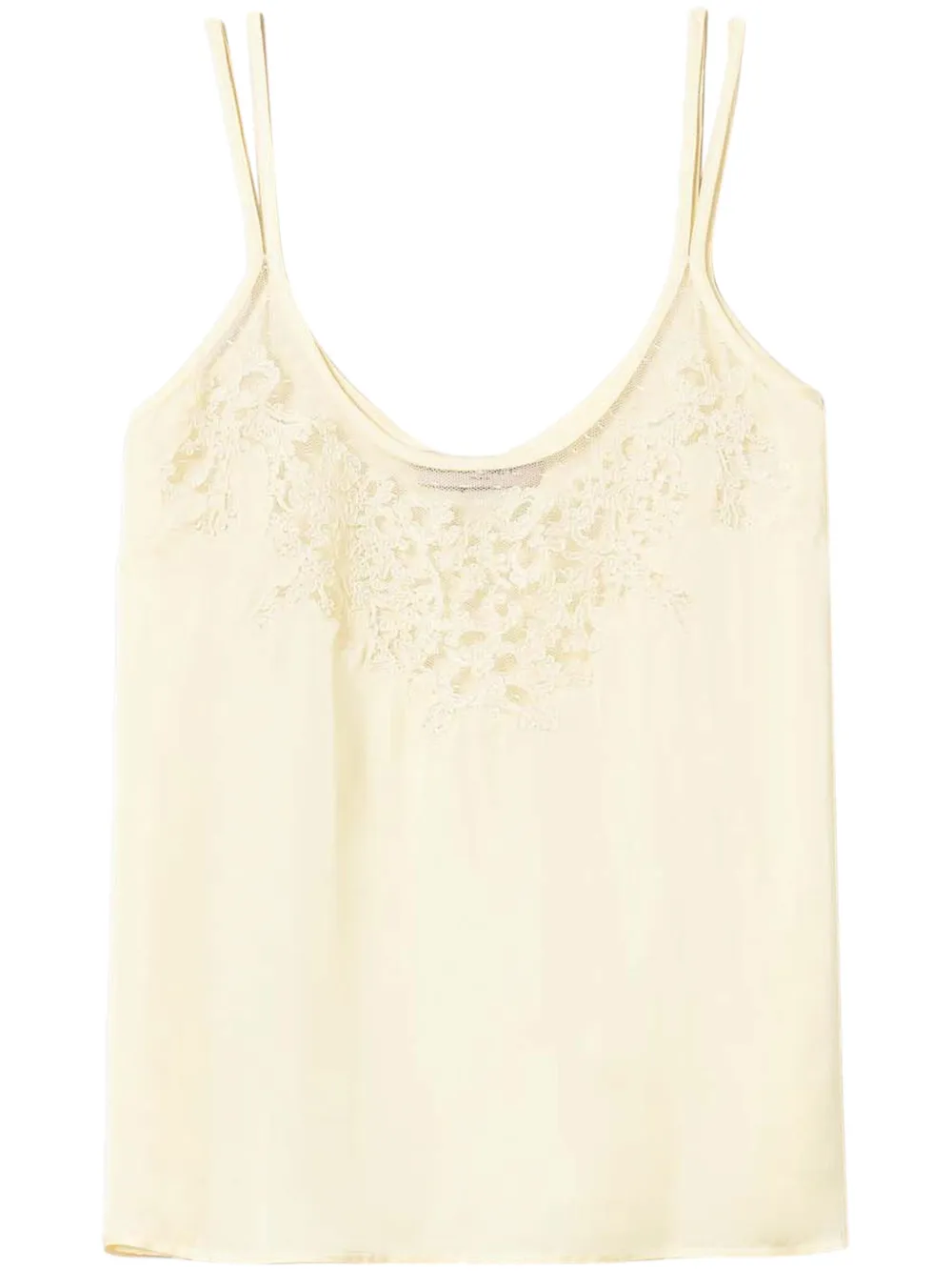 TWINSET embroidered satin top | Neutrals | Image 1