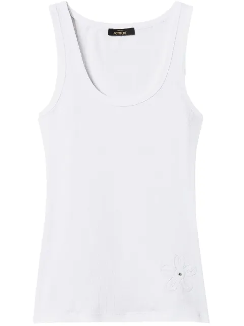 TWINSET top con detalles de strass