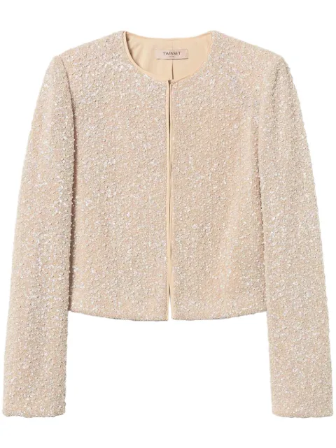 TWINSET chamarra con lentejuelas