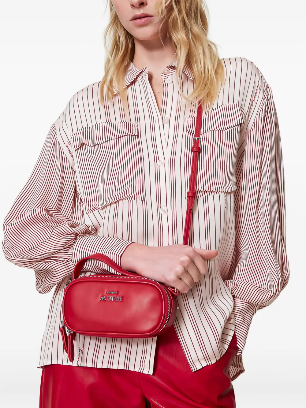 TWINSET oval double-zip mini bag | Mini Bags | Image 2