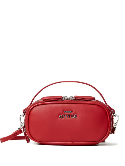 TWINSET oval double-zip mini bag