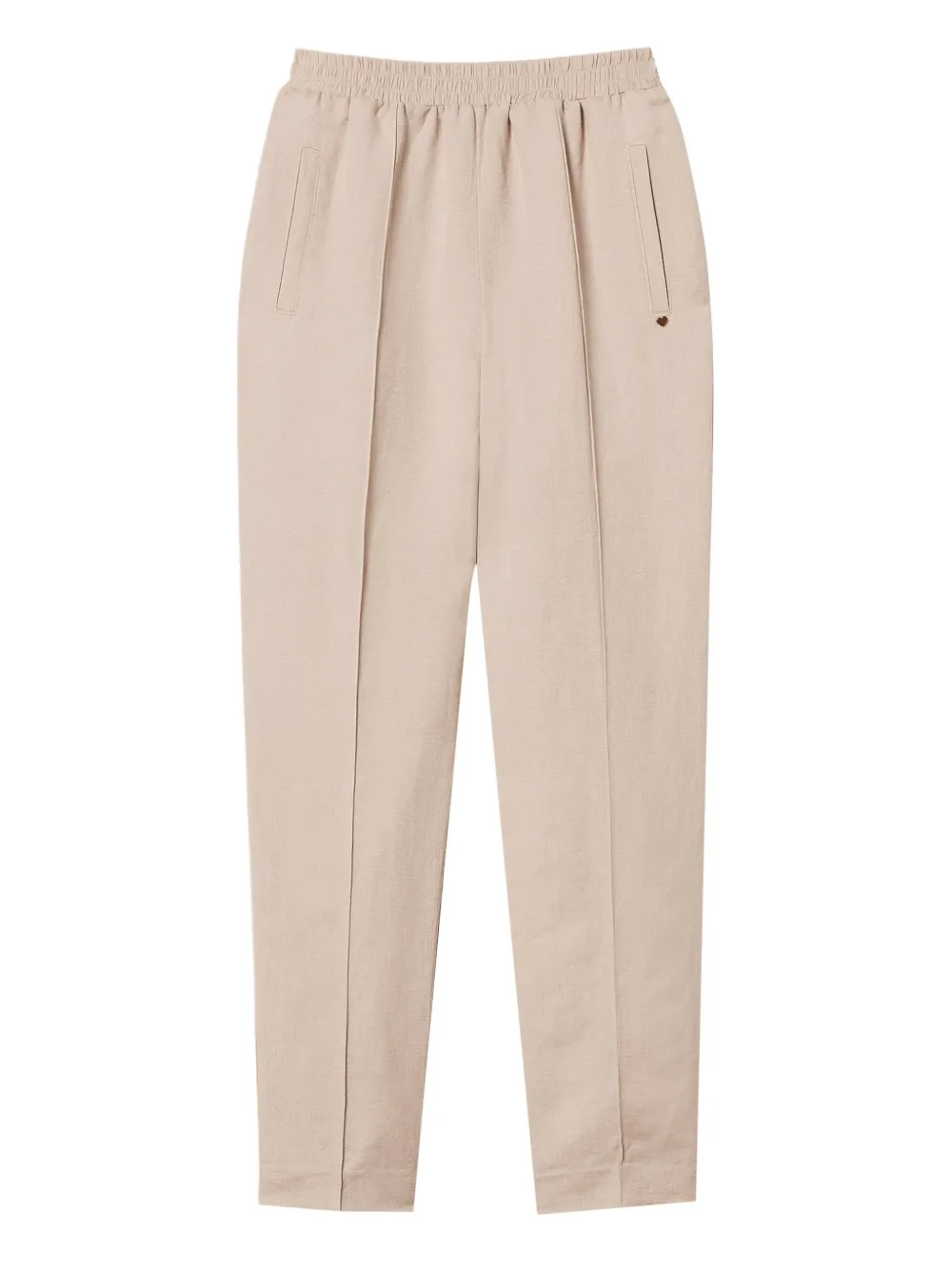 TWINSET Broek met geplooid detail Beige