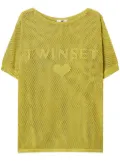 TWINSET knitted T-shirt - Yellow