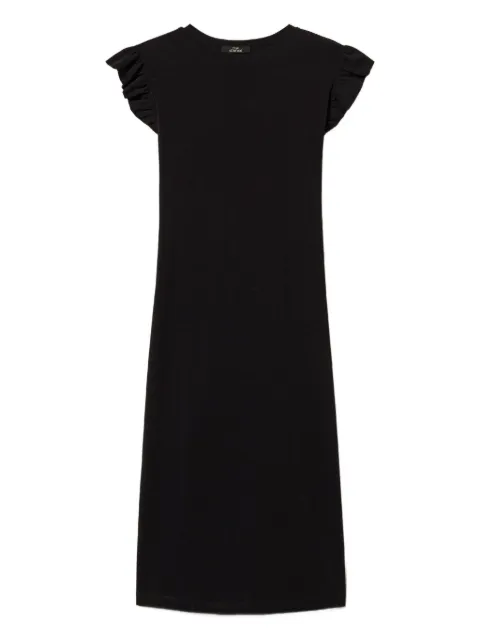 TWINSET ruffled-sleeves midi dress