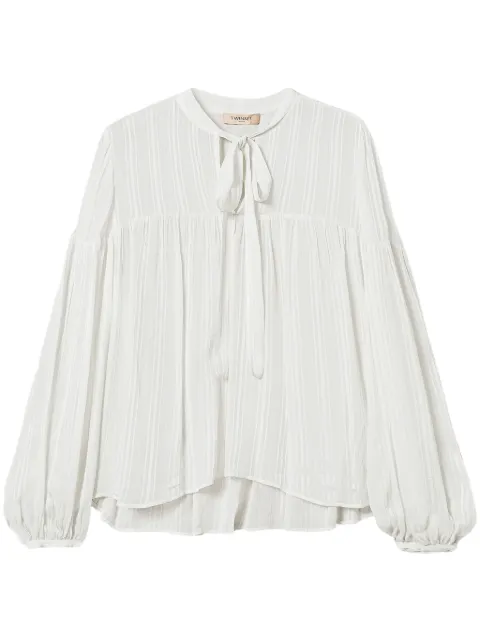 TWINSET striped jacquard blouse