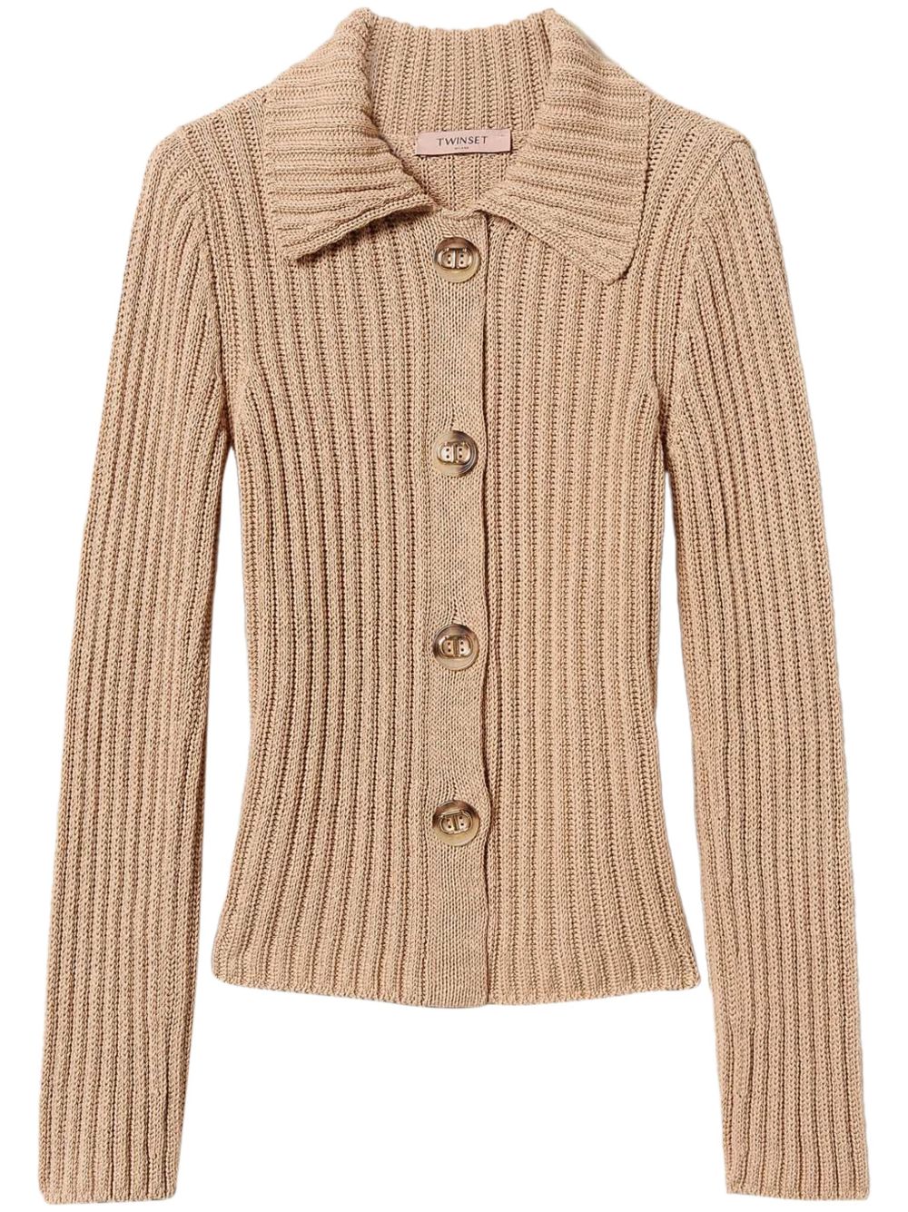 Oval T buttons cardigan