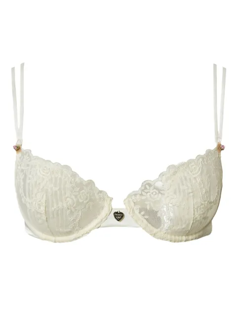 TWINSET floral-lace bra
