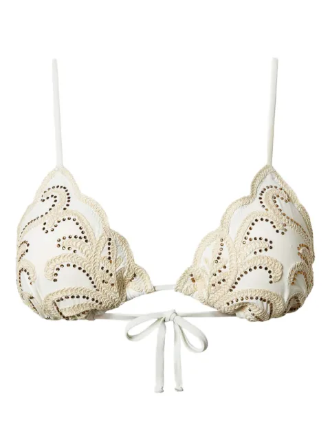 TWINSET knitted bikini top