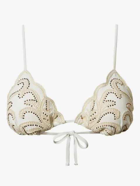 TWINSET knitted bikini top