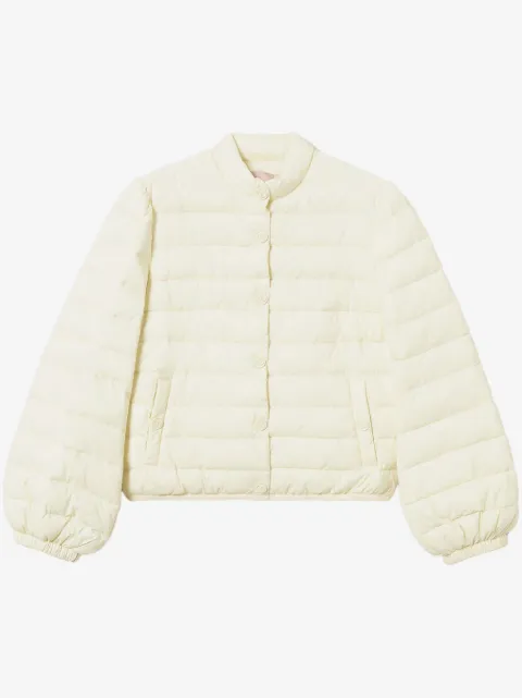 TWINSET logo-buttons puffer jacket