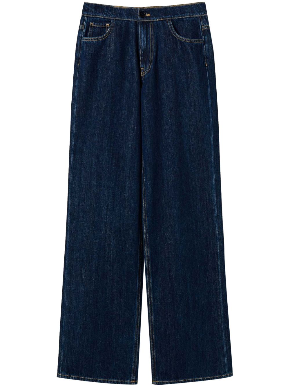 straight-leg jeans